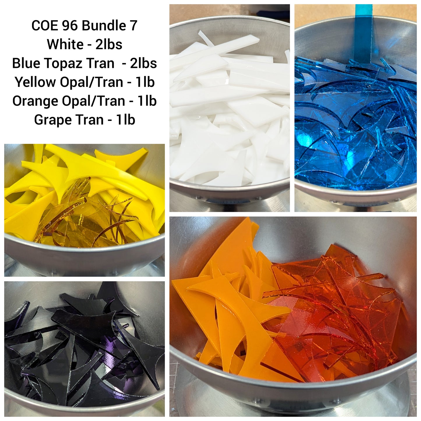 COE 96 Scrap Glass Bundle 7