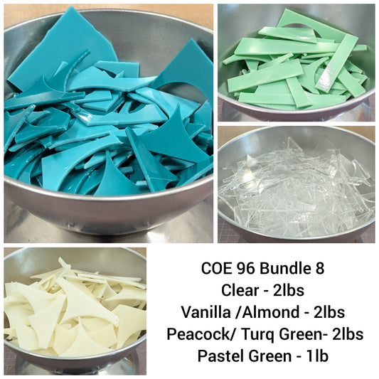 COE 96 Scrap Glass Bundle 8