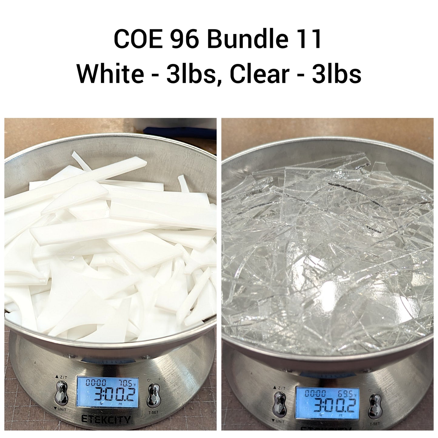 COE 96 Scrap Glass Bundle 11